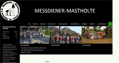 Desktop Screenshot of messdiener-mastholte.de